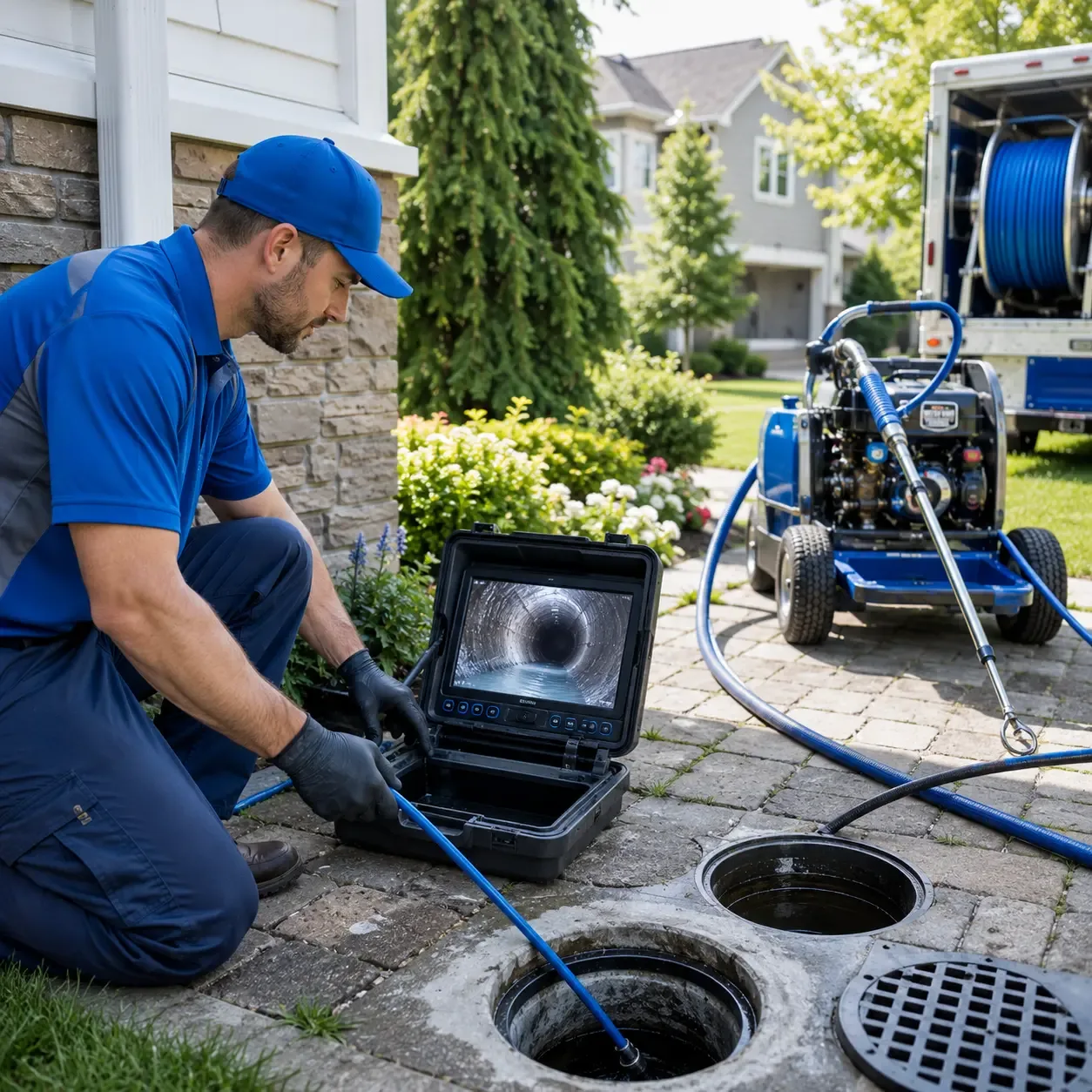 Outdoor drain cleaning professionals serving Rocky Mount, NC